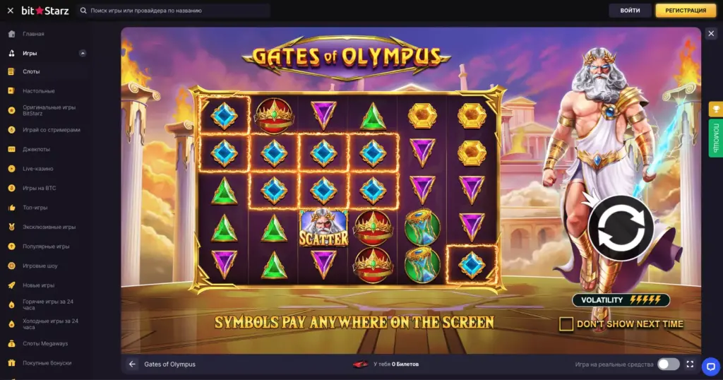 Слот Gates of Olympus